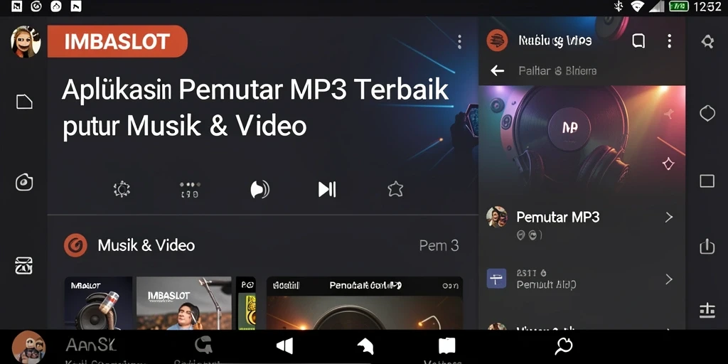 Antarmuka pengguna IMBASLOT yang menarik dan mudah dipahami.